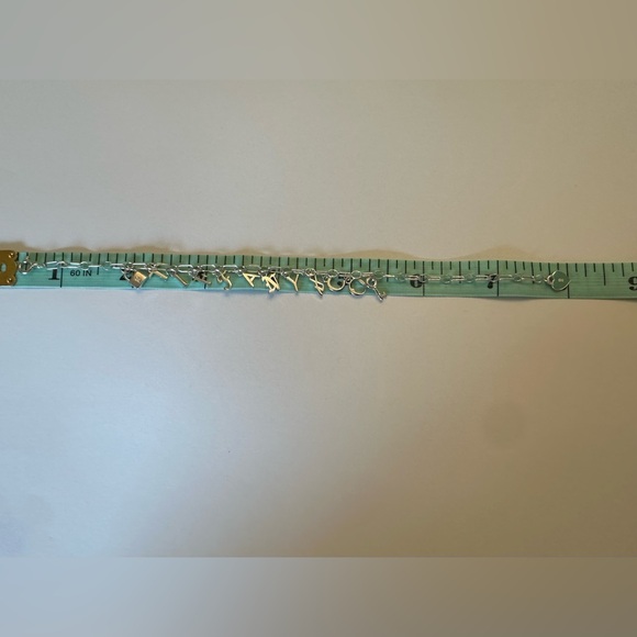 Tiffany&Co bracelet sterling silver letter charm
Bracelet, blue enamel - Picture 4 of 6